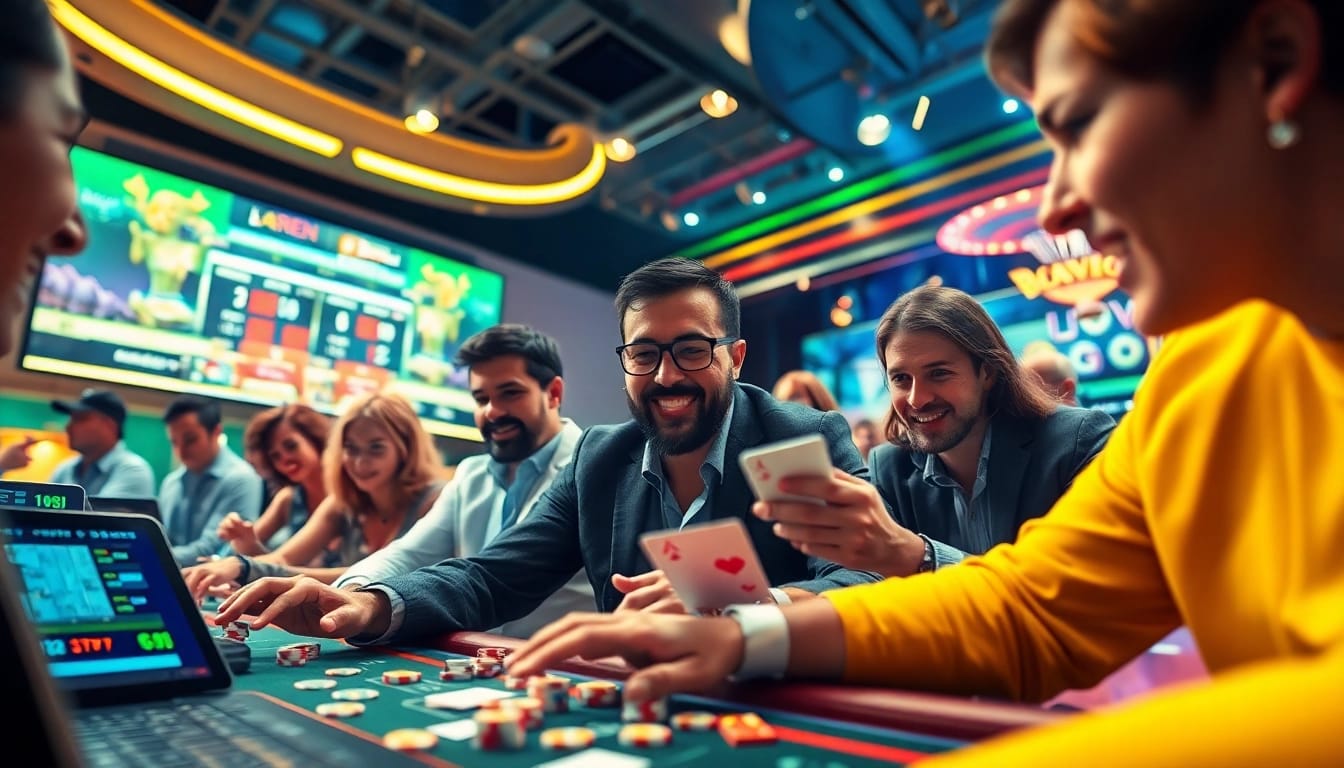 Engaging online gambling scene at https://impactxoft.com, showcasing vibrant gameplay and excitement.