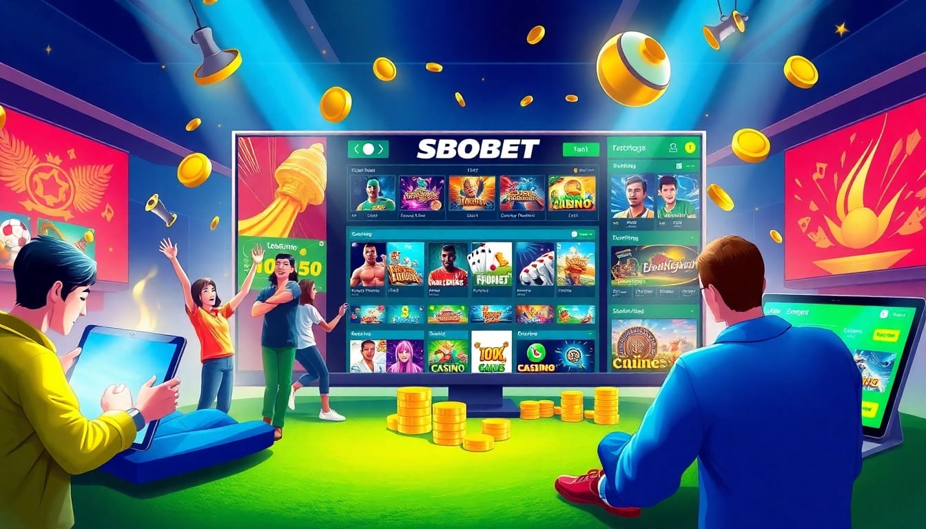 Exciting online betting experience at sbobet.dance showcasing diverse gaming options and user engagement.