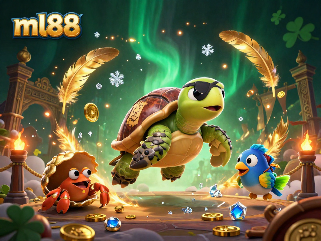 Experience exciting gameplay with ml88 through a dynamic scene featuring engaging casino elements.