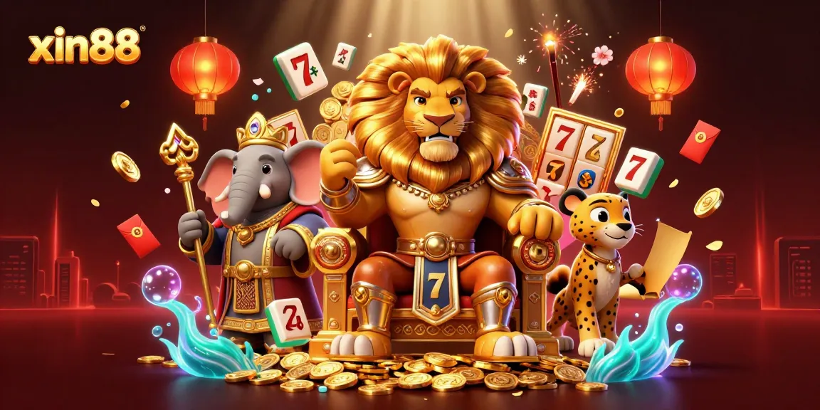 Experience the thrilling world of xin88 with vibrant casino elements and royal characters.