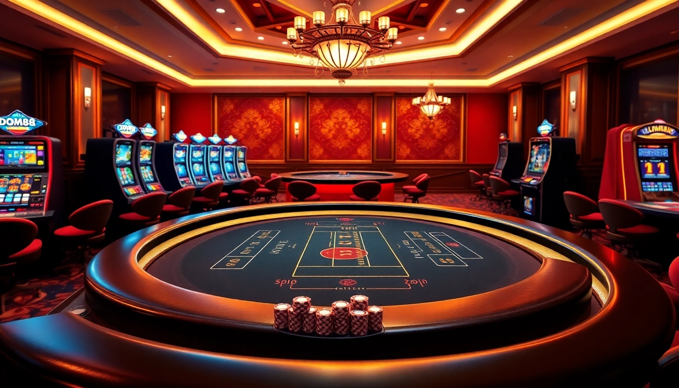 Experience high-stakes gaming at dom88.us.com with luxurious casino vibes and vibrant action.