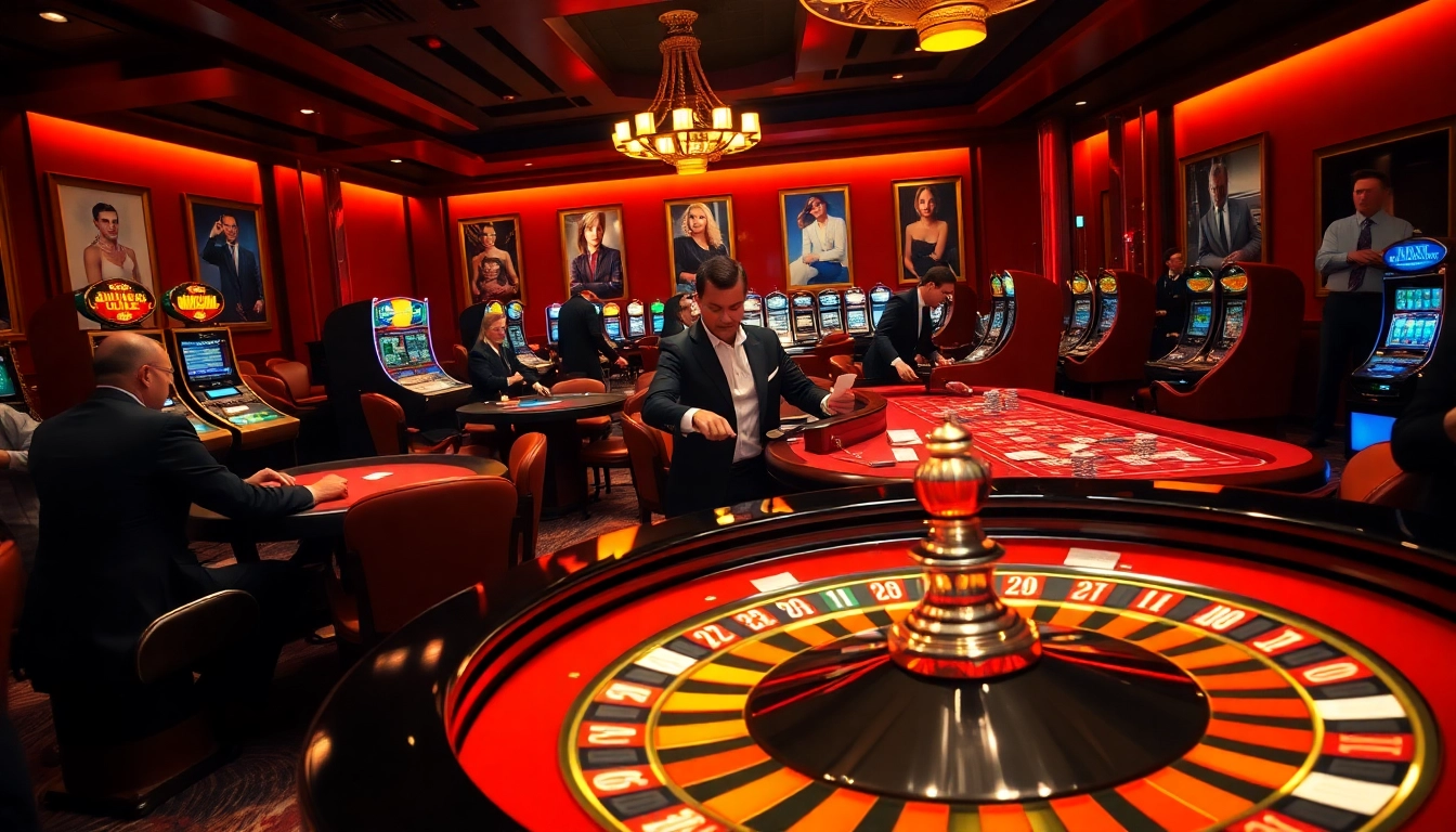 Experience the thrill of gambling at a high-stakes casino, immersed in the world of phimchill.