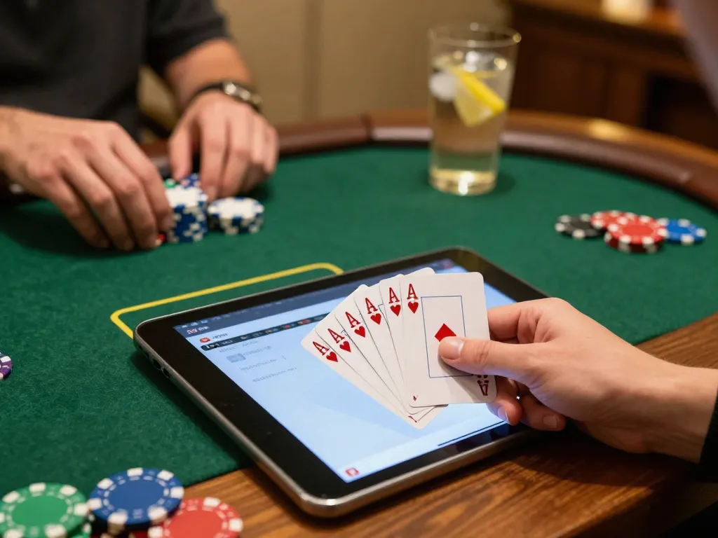 Engaged player celebrating a win in the Go88 club online poker game.