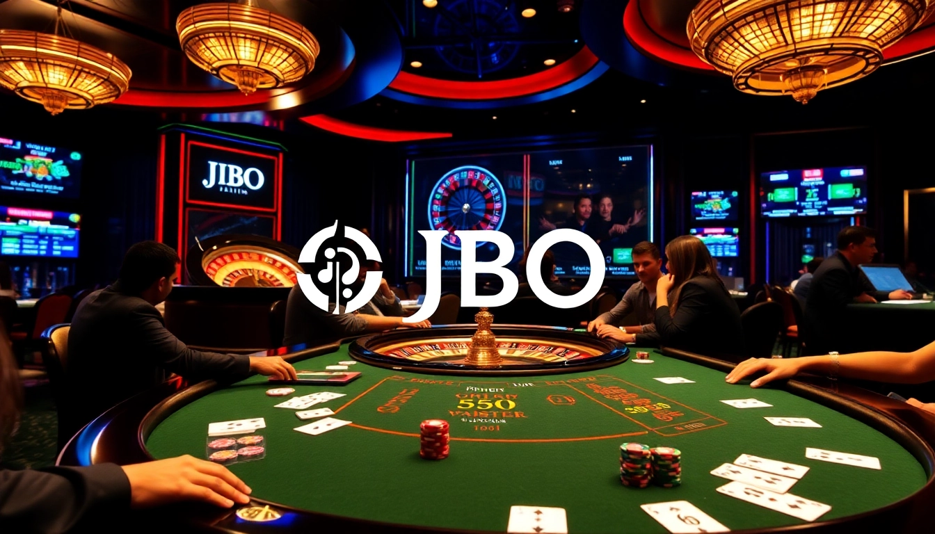 Experience thrilling poker action at JBO's luxurious casino, where high stakes meet stylish gameplay.