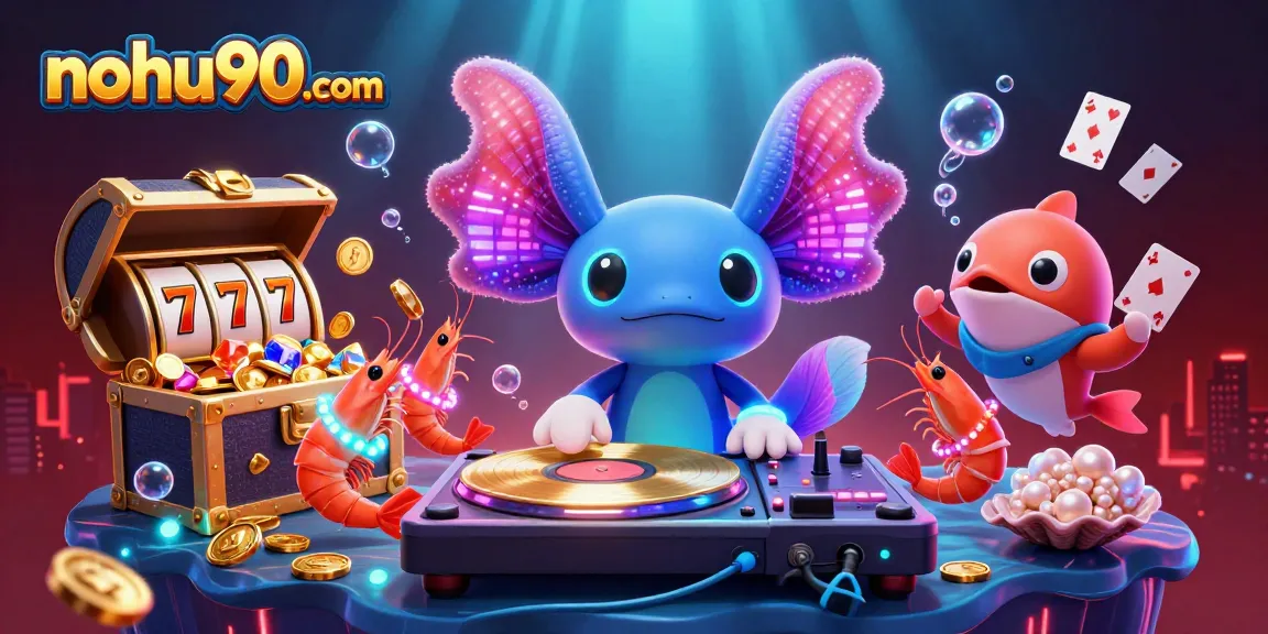 Experience the thrill of slots with nohu90com's vibrant underwater casino scene.
