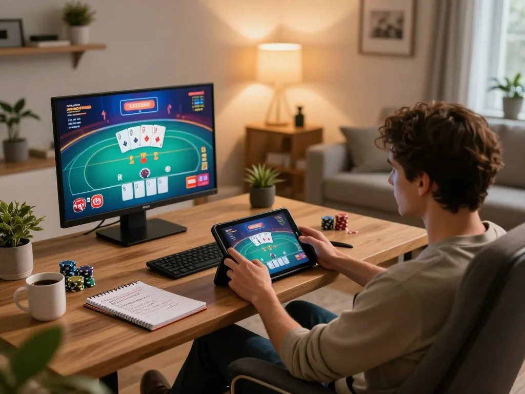 Tham gia chơi cá cược trực tuyến với Link 12bet trên máy tính bảng trong một không gian ấm cúng tại nhà