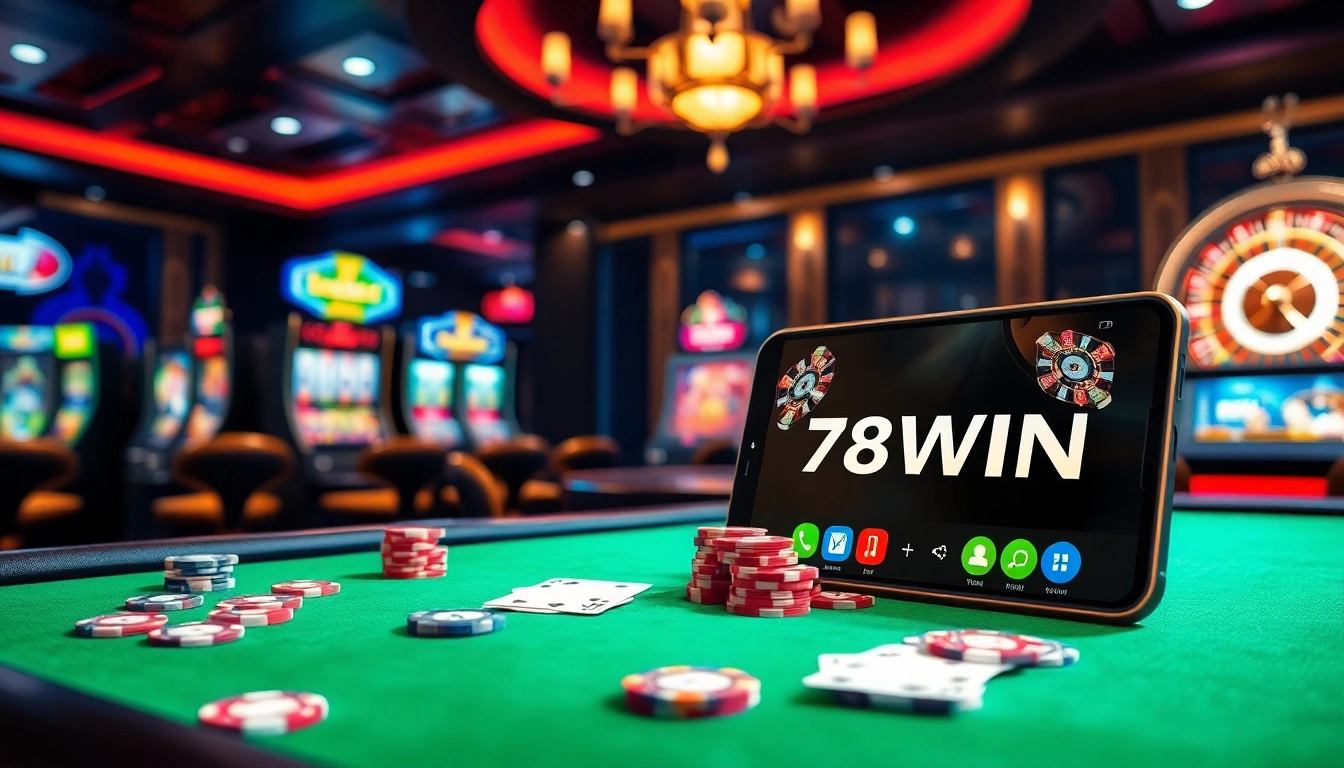 Experience thrilling winning moments at 78WIN with exciting casino table games and slots.