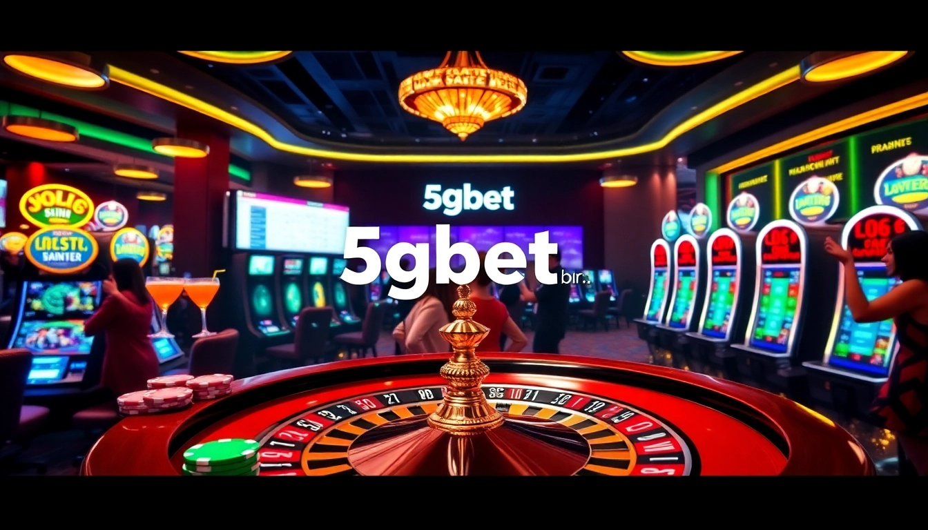 Experience the excitement of 5gbetbr.com.br by interacting with vibrant casino games and slots.