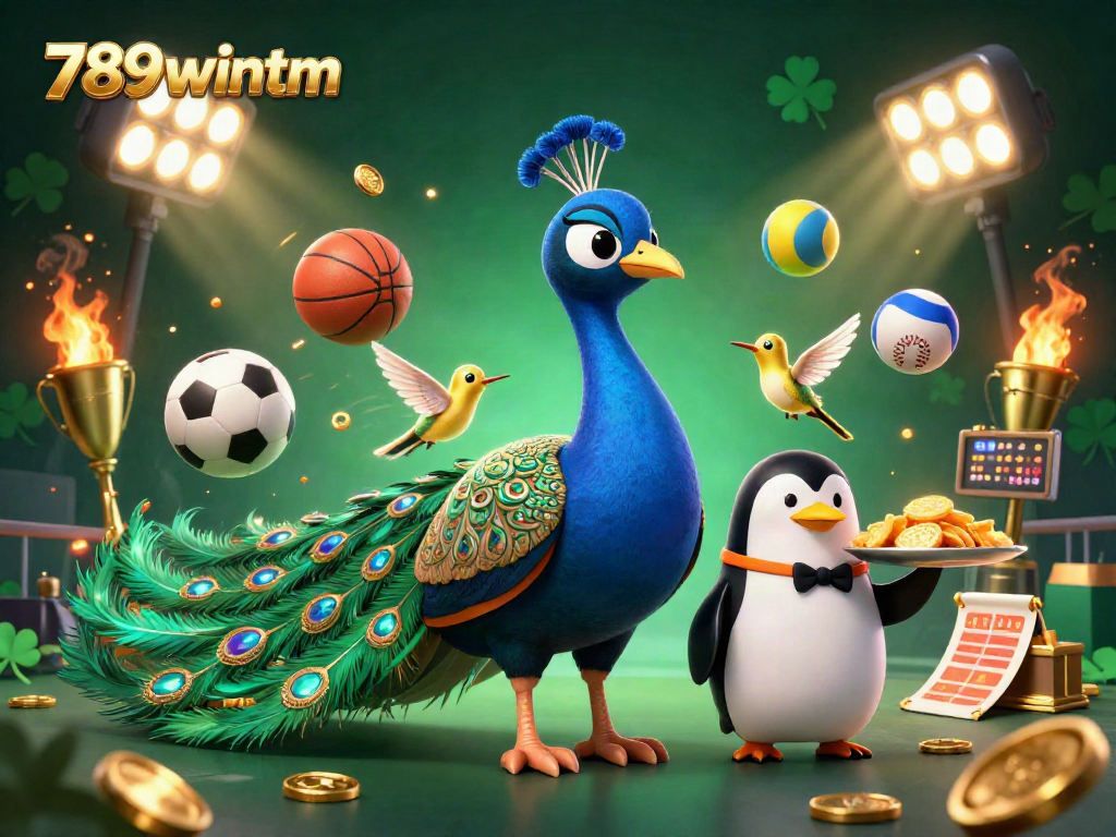 Experience the thrilling games at 789wintm with vibrant characters and dynamic sports elements.