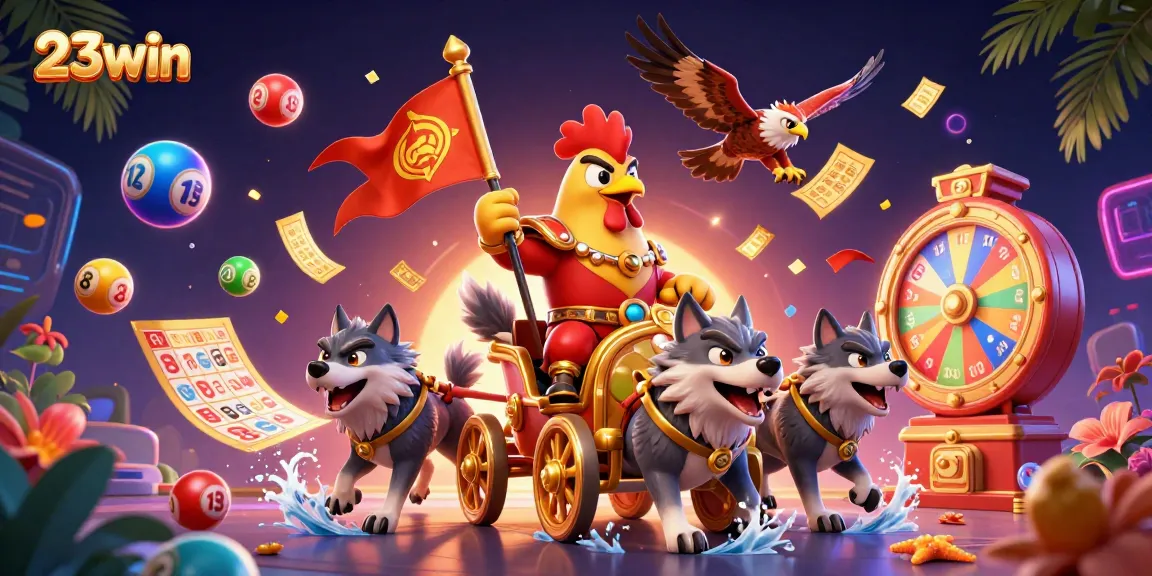 Experience thrilling wins with 23win's captivating games and dynamic lottery elements.
