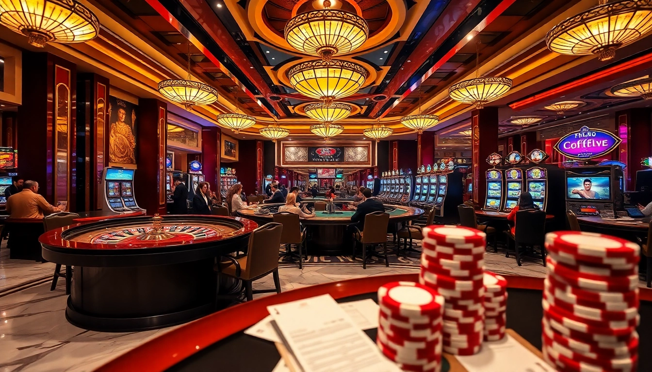 Experience thrilling gameplay at https://f8bet.net.in/ with vibrant casino tables and engaged players.