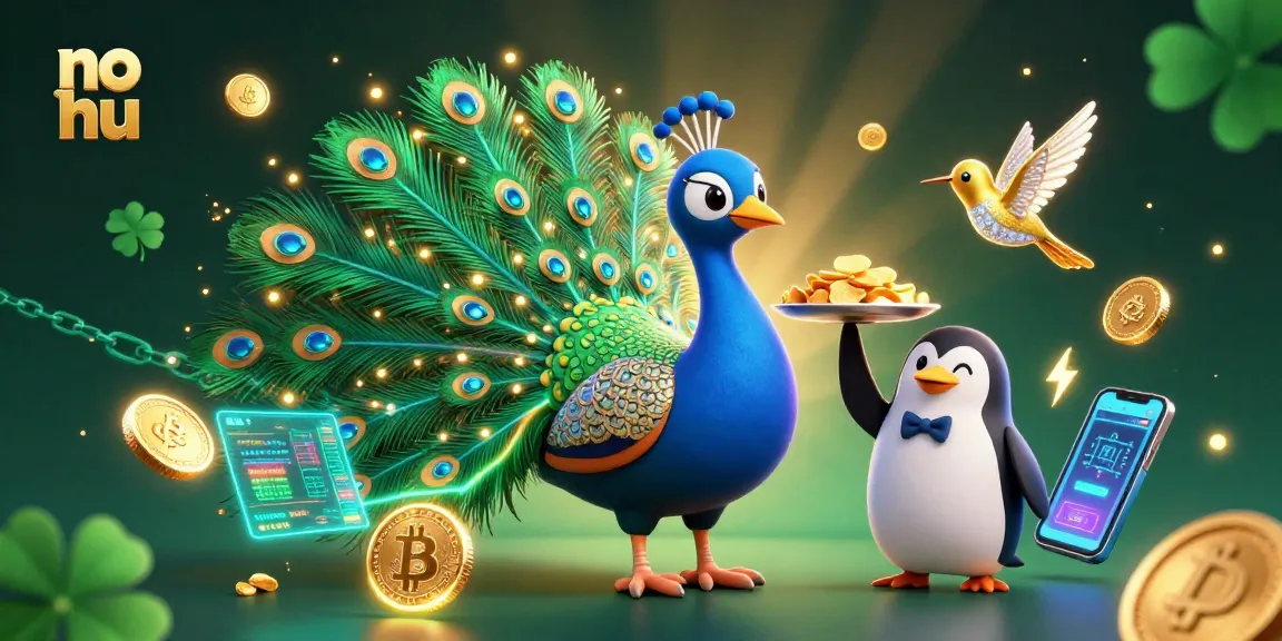 Spin jackpots with no hu at a vibrant casino illustration featuring luxurious characters.