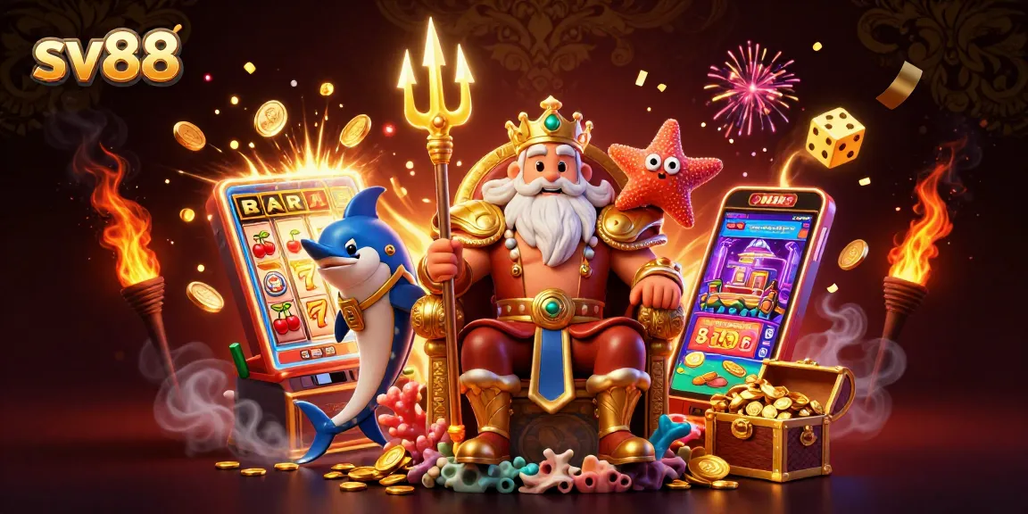 Experience thrilling wins at sv88 with vibrant 3D casino elements and dynamic gaming action.