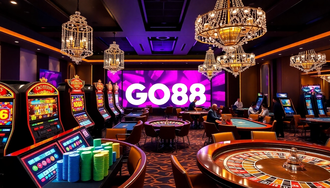Experience the thrill of GO88 with luxurious casino elements and dynamic gameplay.