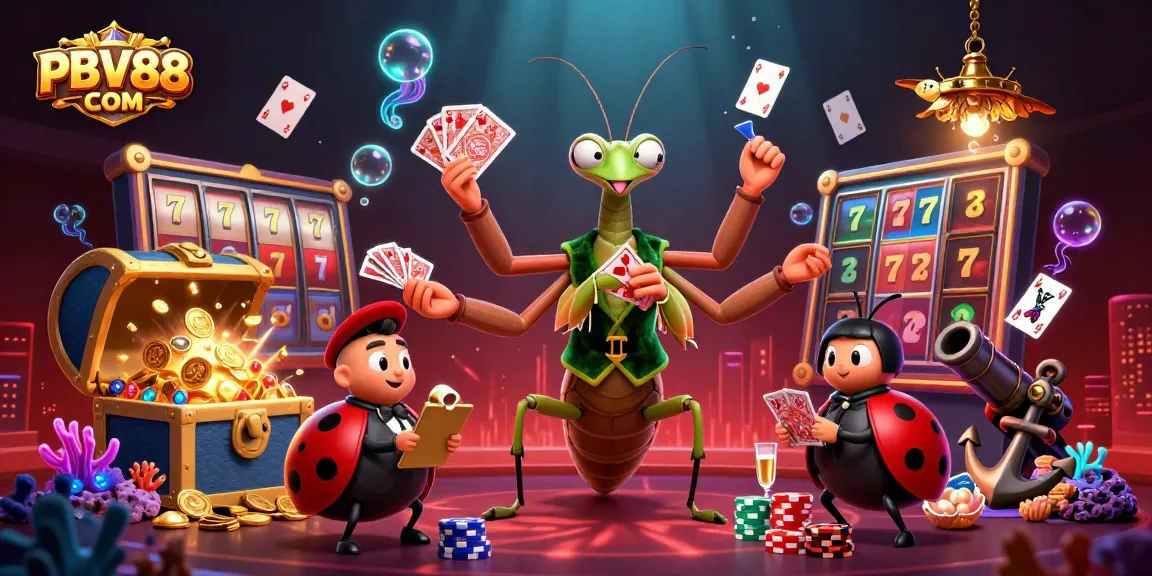 Experience thrilling gameplay at PBV88 COM with exciting slots, dynamic characters, and vibrant casino elements.