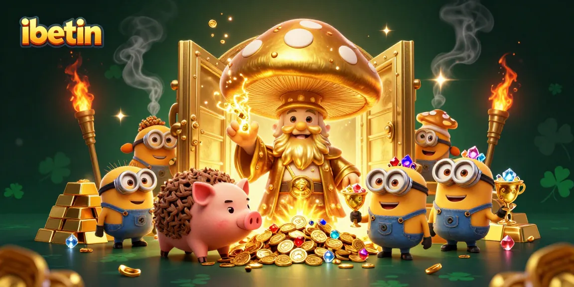 Engage in exciting gambling fun at IBETIN’s colorful 3D casino world filled with treasure