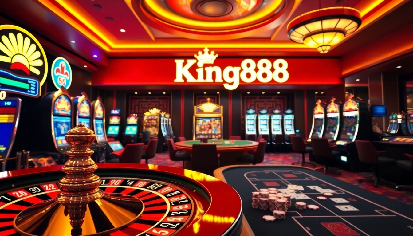 Experience the excitement of King88 with vibrant casino games and thrilling action.