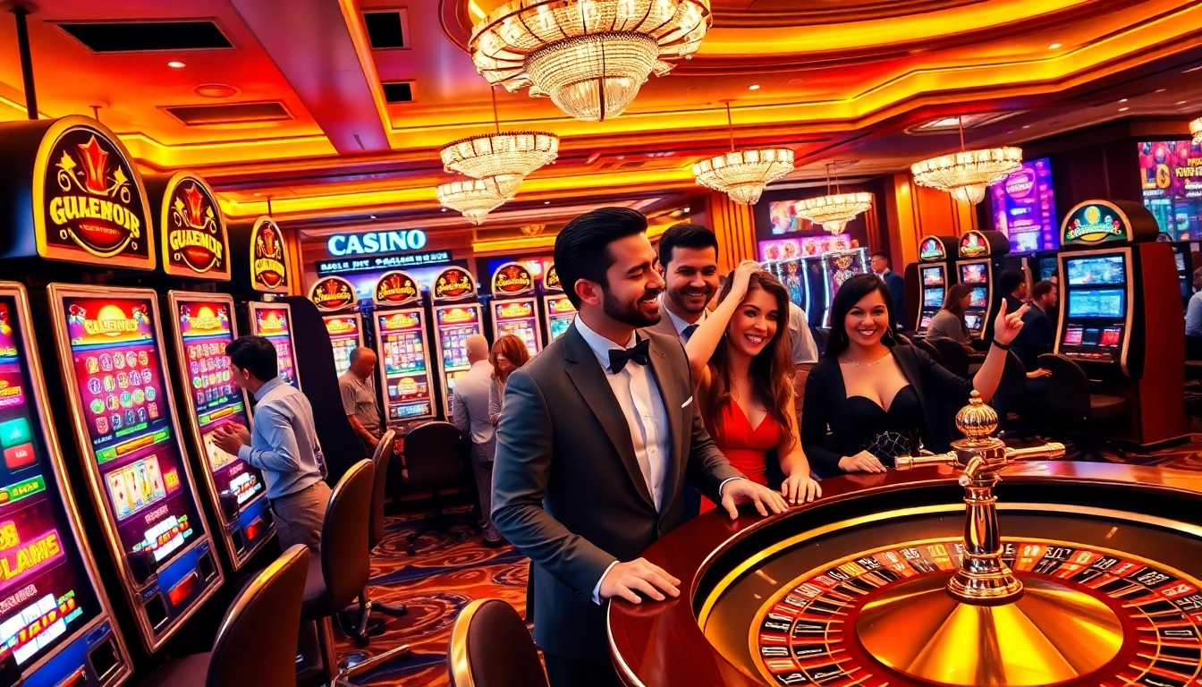 Experience the thrill of slot gacor with players winning big at luxury casino slot machines.