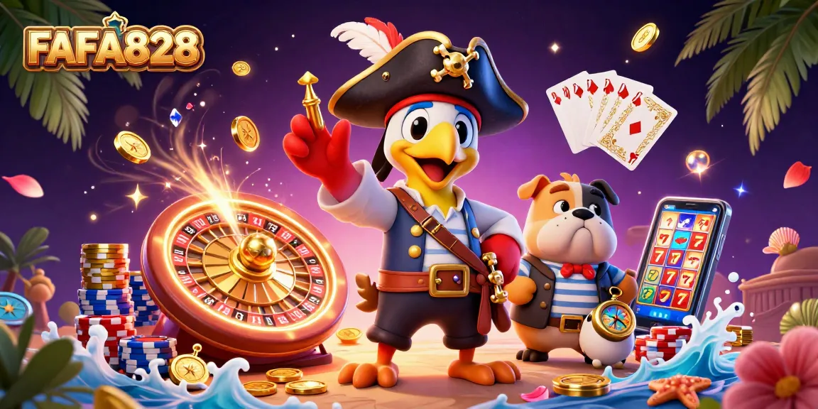 Experience thrilling slots at FAFA828, where pirate adventures meet spectacular winnings.