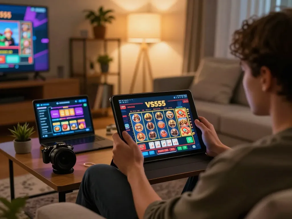 Engaging gameplay experience on the VS555 platform, showcasing mobile casino action.