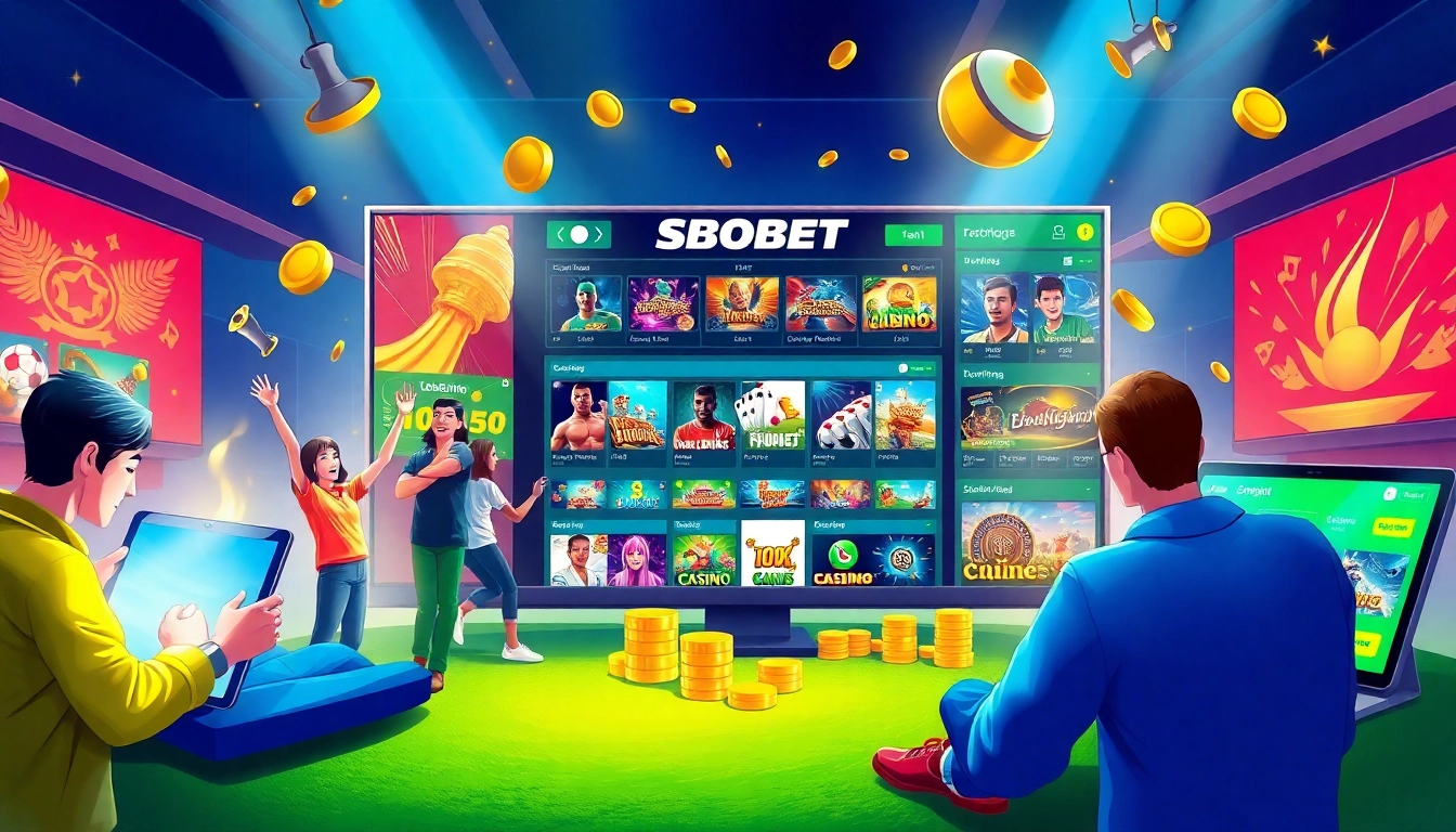 Exciting online betting experience at sbobet.dance showcasing diverse gaming options and user engagement.