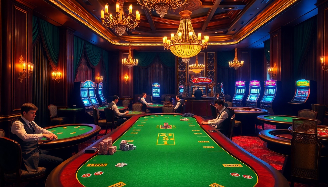 Experience thrilling gambling action at a luxurious casino with high-stakes games on luongsontv60com.