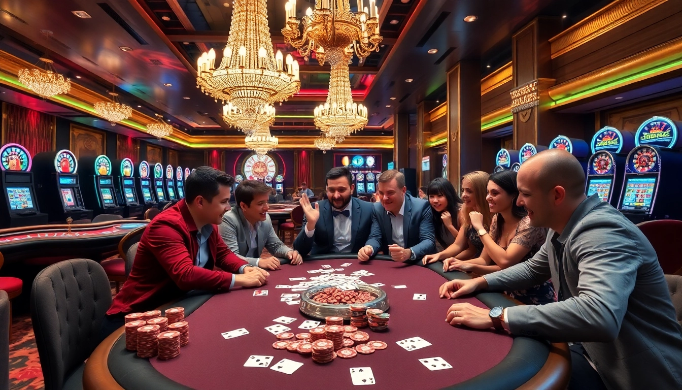 Experience thrilling gameplay at say88 with vibrant poker action and luxurious casino ambiance.