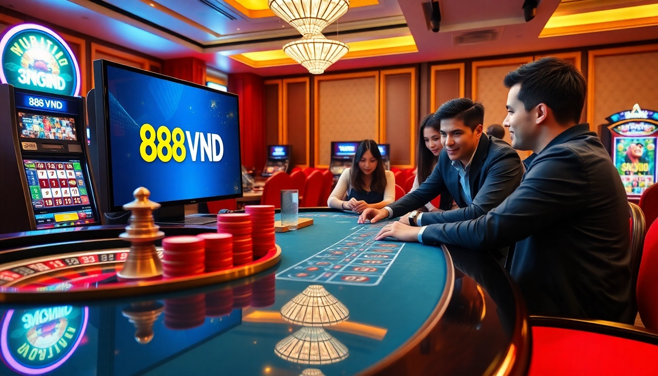Experience thrilling online gambling at 888VND with modern slots and engaging table games.