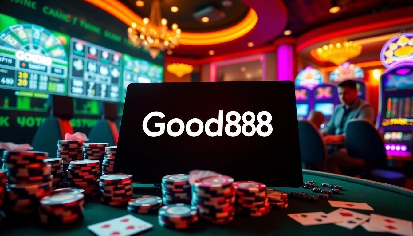 Experience the thrill of betting at Good88 with vibrant casino games and engaging players.