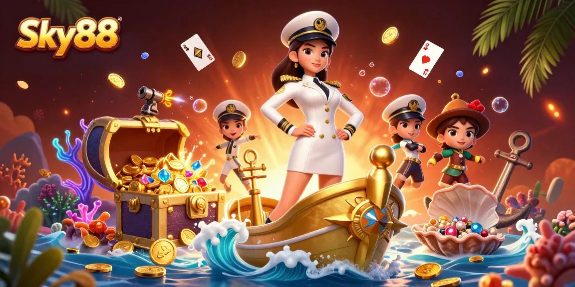 Engage with Sky88's vibrant online casino world featuring dynamic game elements and promotions.