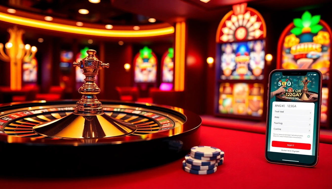 Experience effortless registration at ĐĂNG KÝ 123GA with vibrant casino visuals and engaging gameplay.