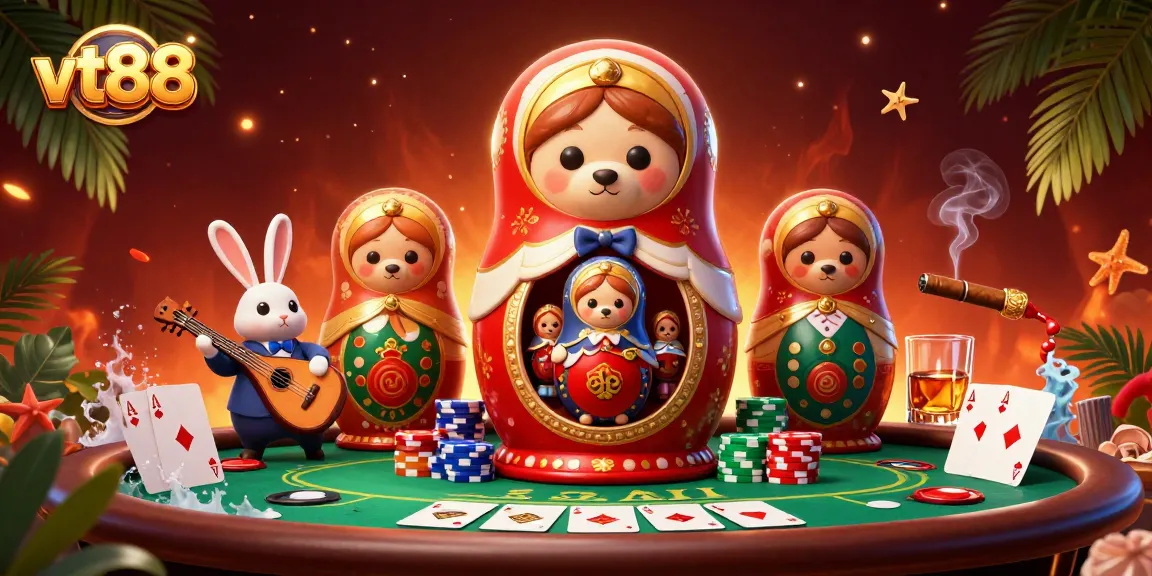 Experience the excitement of vt88 with vibrant gaming elements in an engaging online casino scene.