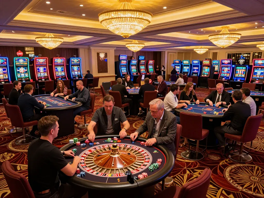 Players enjoying dynamic gameplay at LV88 casino, featuring roulette and poker excitement.