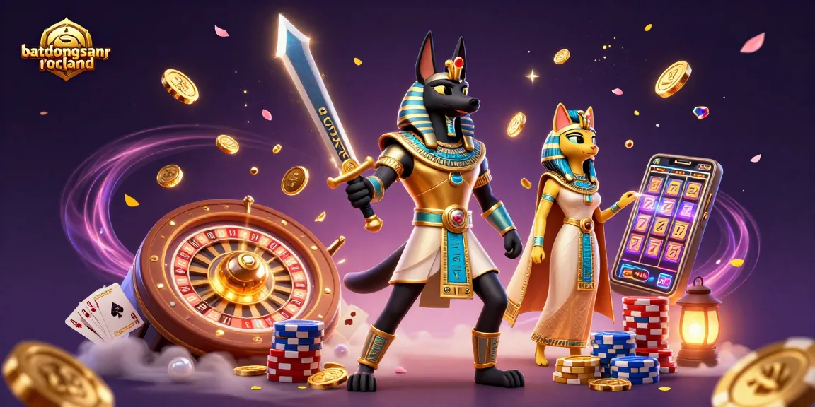 Experience thrilling gaming at batdongsanrocland with an enchanting casino illustration.