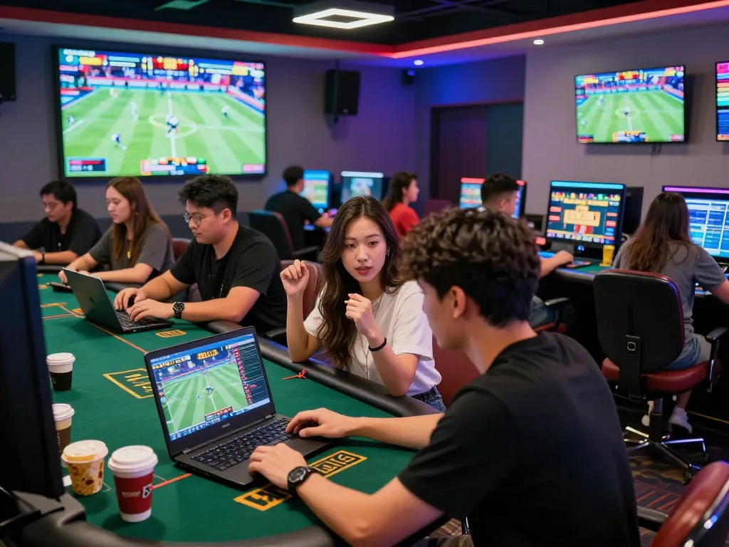 Exciting online gaming experience at Five88 with diverse players engaged in betting activities.