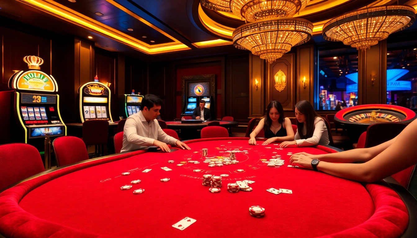 Experience the excitement of kkwin vip gaming with luxurious casino tables and high-end slot machines.