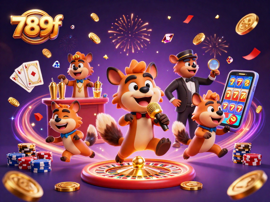 Experience the lively action of 789f as hyenas run a casino club filled with excitement and winning opportunities.