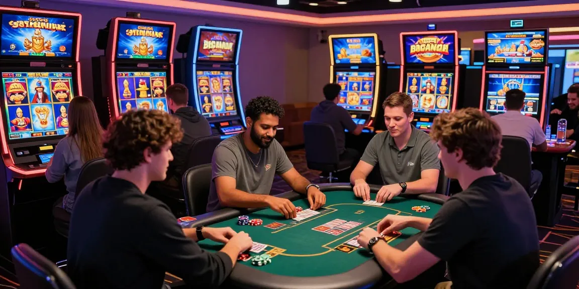 Diverse players at a lively online casino featuring popular slots like Gates of Olympus, showcasing the excitement of credit card casinos in 2026 at https://ccrm.org.uk/.