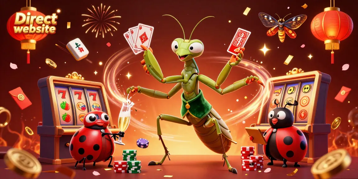 Play and win at the Direct website casino with vibrant characters and festive elements.