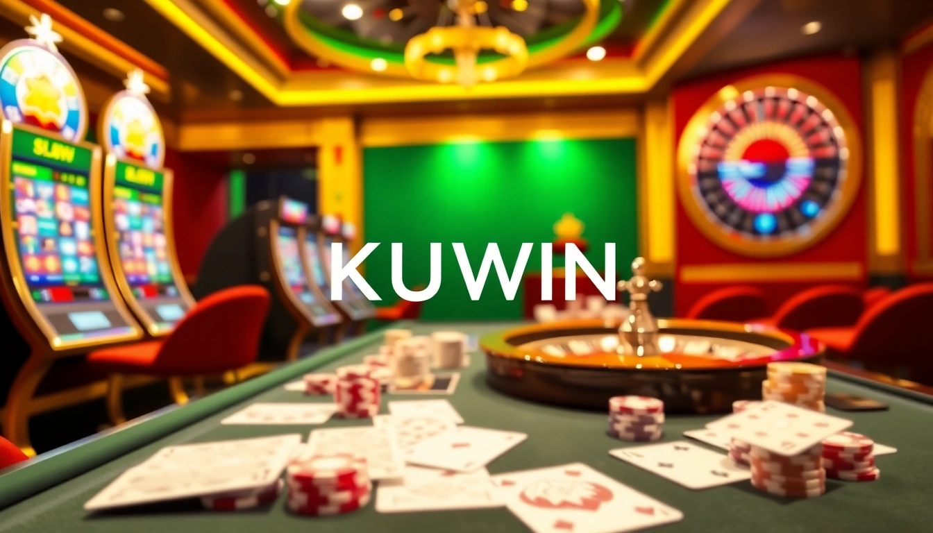 Experience thrilling bets with KUWIN at luxurious casino tables filled with excitement.