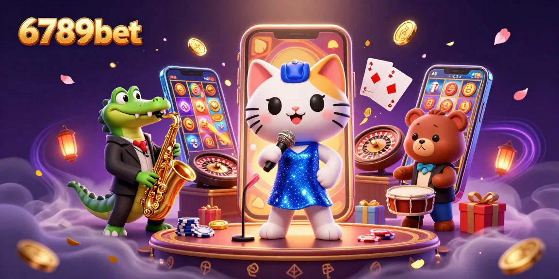 Experience thrilling entertainment at 6789bet with vibrant casino characters and games.