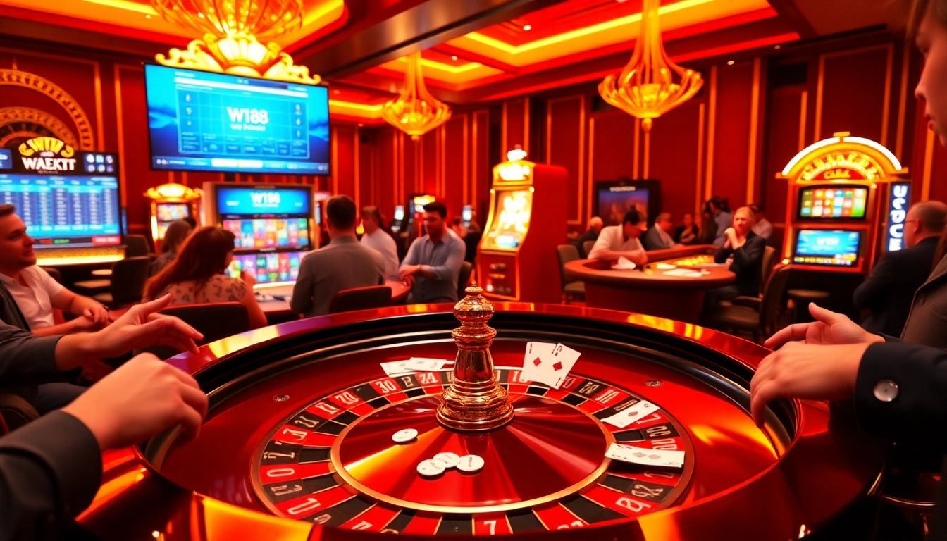 Experience the excitement of W188 with vibrant casino games and dynamic betting action.