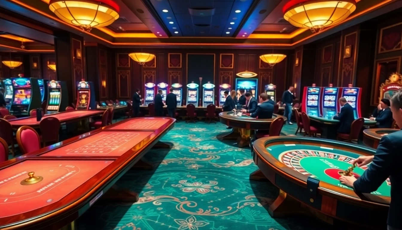 Experience thrilling games at uu88 com in a luxurious casino ambiance.