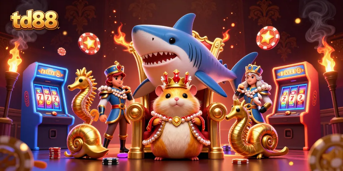 Engage in thrilling adventures with td88, showcasing a vibrant online casino scene filled with excitement.