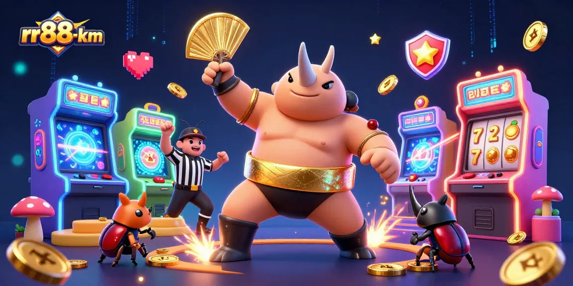Engage with the thrilling rr88-km slot adventure featuring a beetle champion and coin excitement!