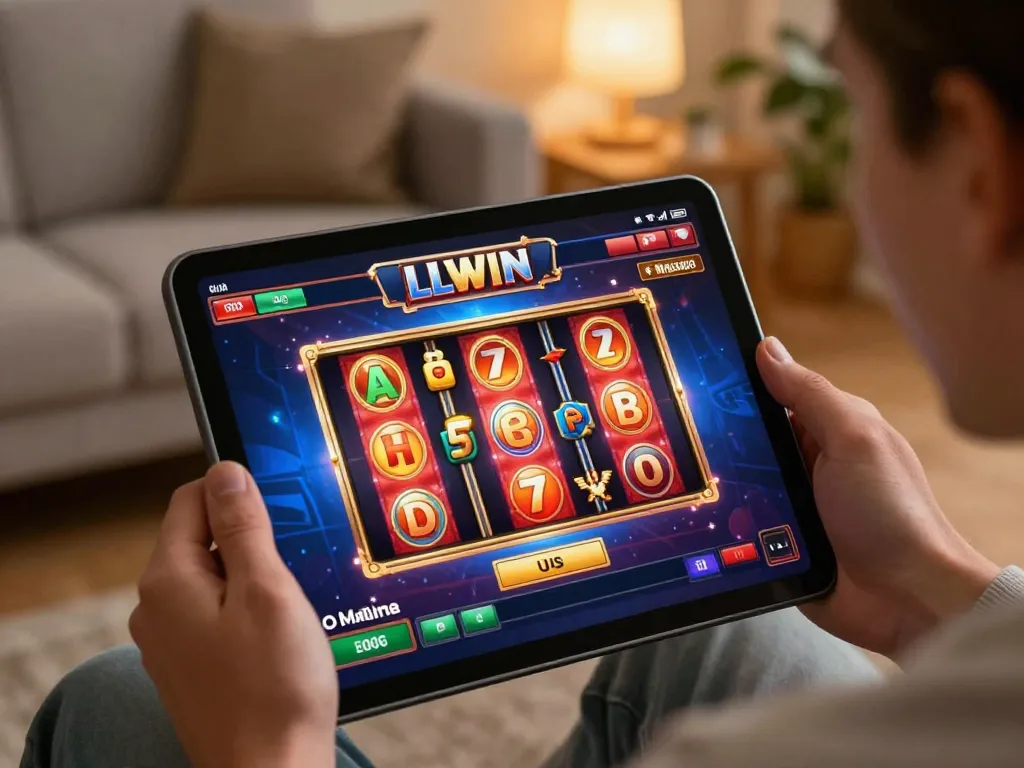 Experience the excitement of online gaming at LLWIN with a vibrant slot game interface.