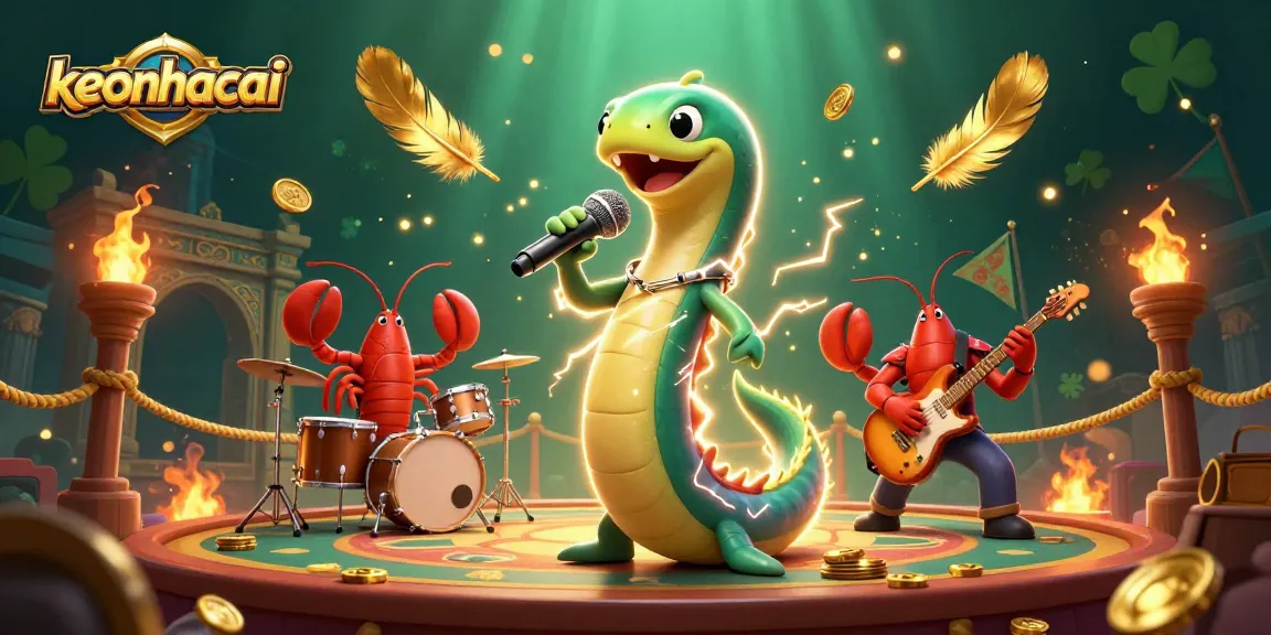 Experience thrilling action at keonhacai with a lively underwater casino scene featuring vibrant characters and game elements.