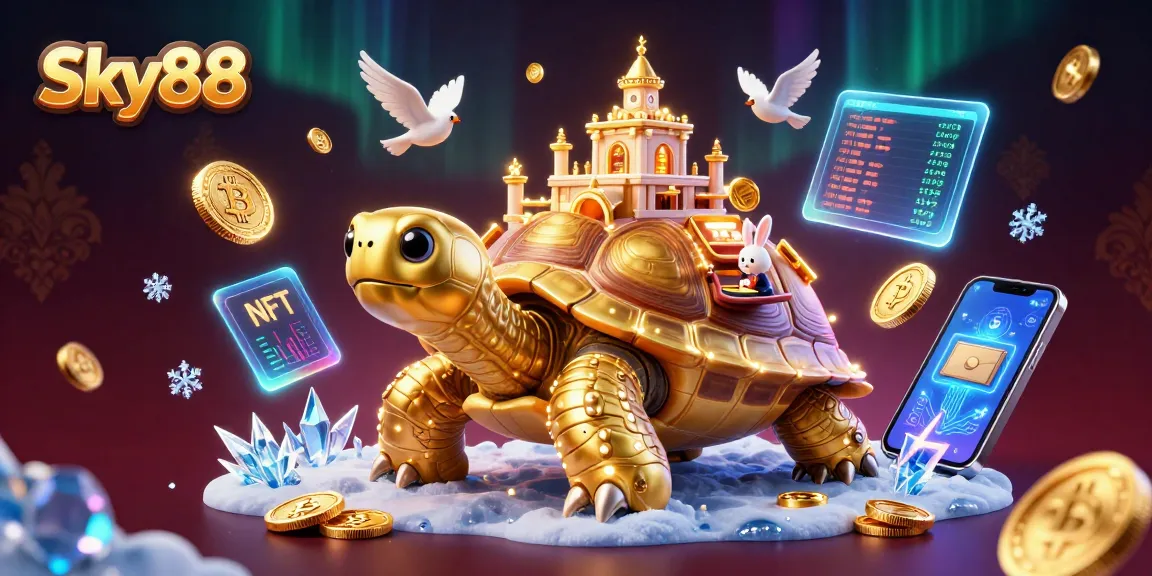 Experience the thrill at Sky88 with dynamic casino action and vibrant 3D illustrations.