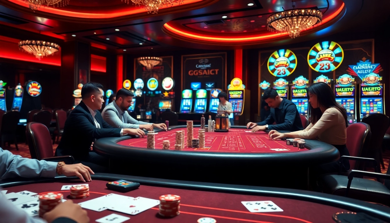 Experience high-stakes gaming at https://gg888.info/ with skilled dealers and vibrant casino atmosphere.
