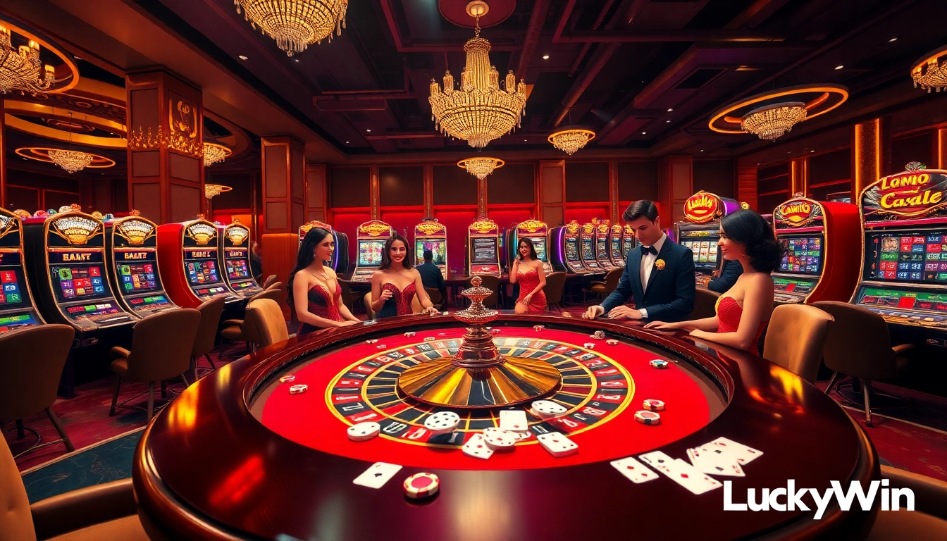 Experience the excitement at LuckyWin casino with elegant games, vibrant slots, and thrilling action.